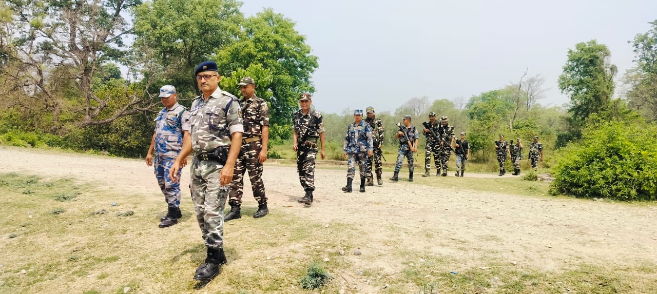 लोकसभा निर्वाचनलाई भयरहित बनाउन सिमामा संयुक्त गस्ती