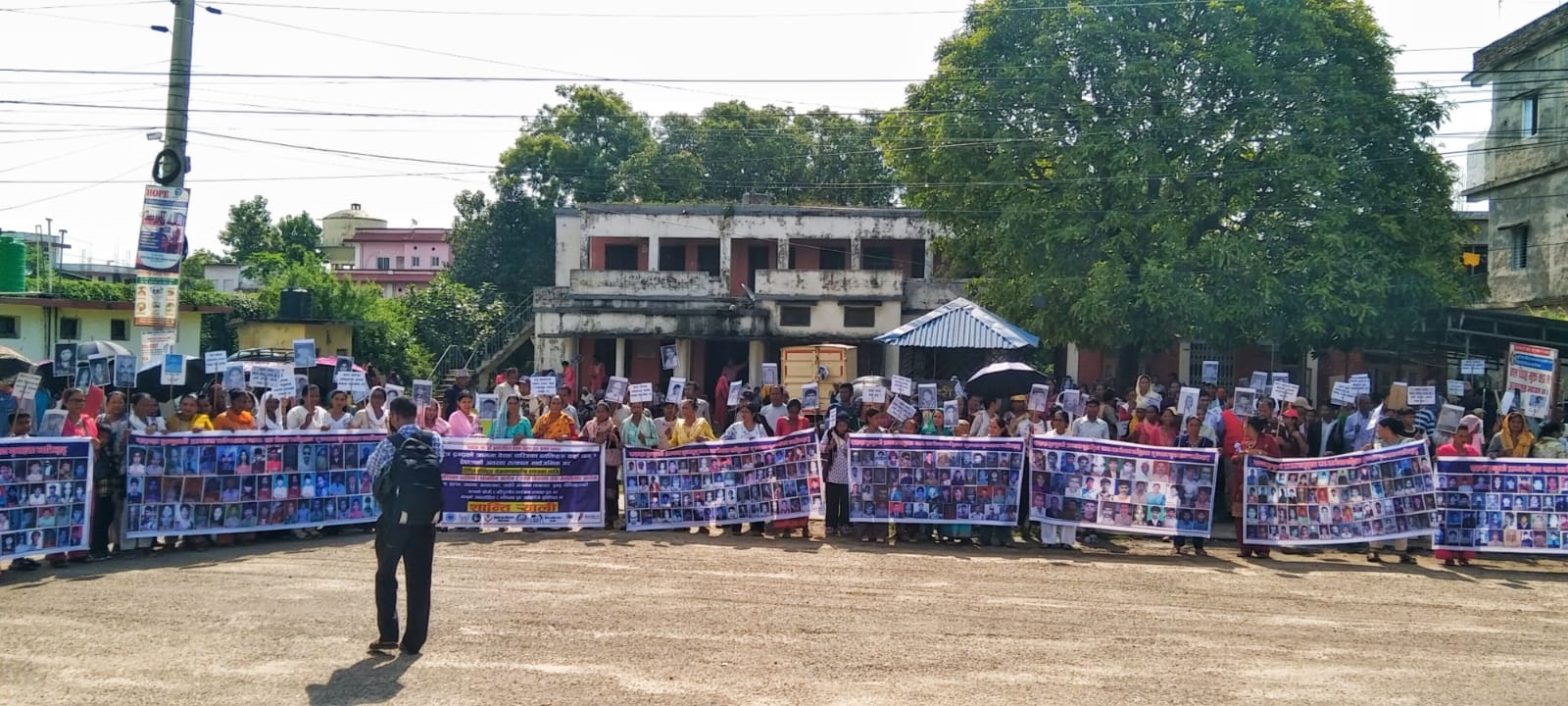 बेपत्ता परिवारद्वारा गुलरियामा शान्ति ¥याली