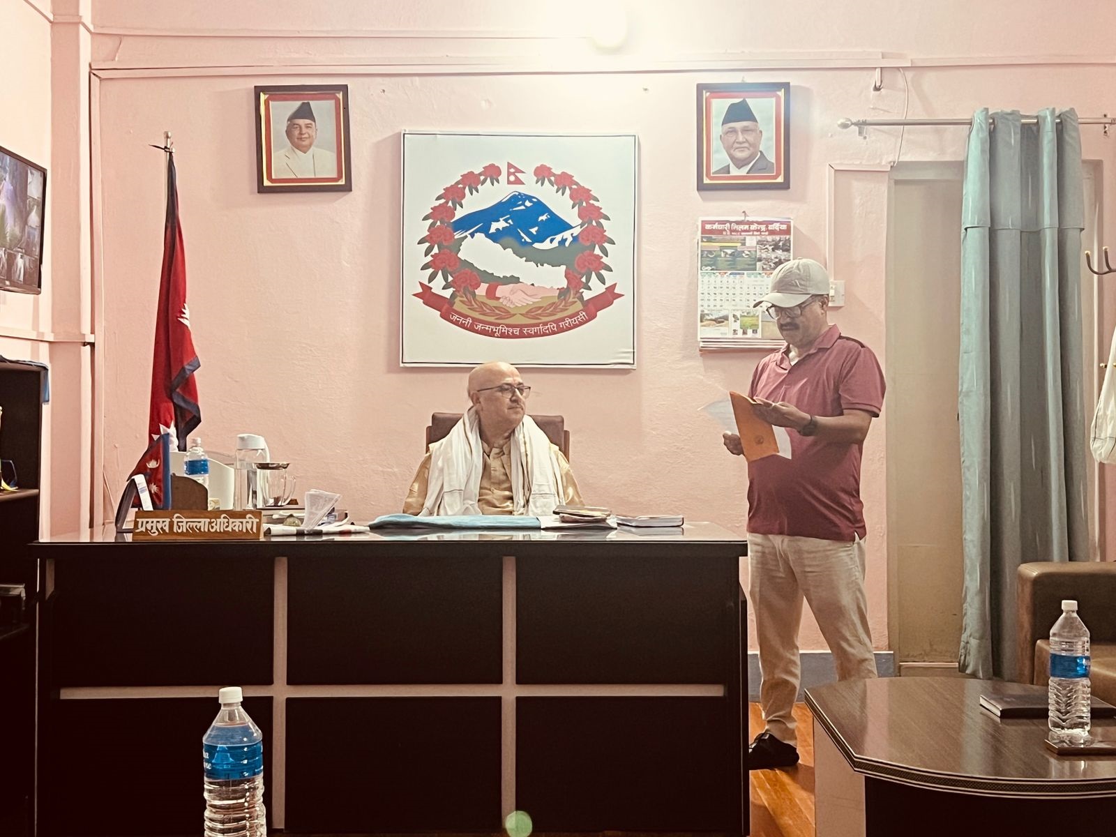 प्रजिअ पौडेललाई उद्योग वाणिज्य संघले बुझायो चार बुँदे ध्यानाकर्षण पत्र