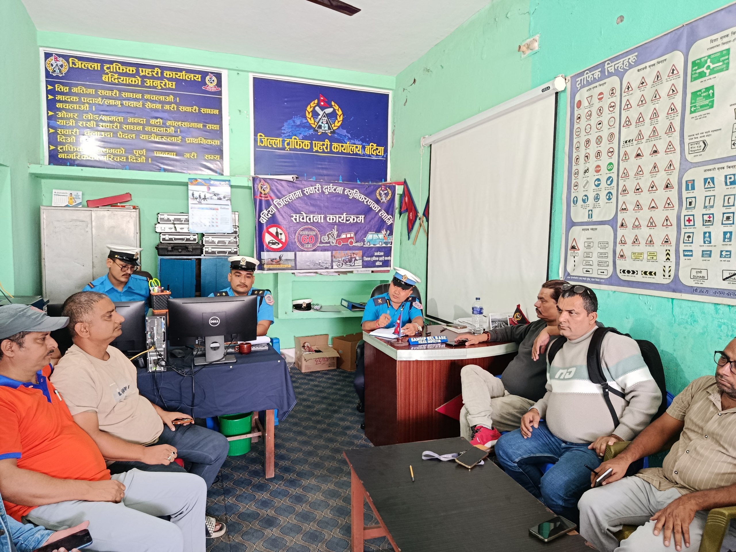 दुर्घटना न्युनिकरण पहिलो प्राथमिकता : ट्राफिक प्रमुख बेल्बासे