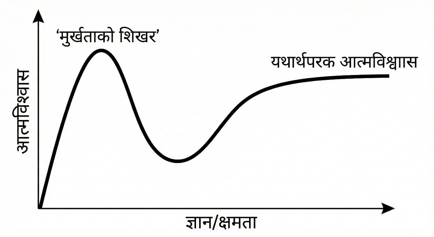 जति कम ज्ञान,उति धेरै घमण्ड : के हो ‘डनिङ–क्रुगर’ प्रभाव ?
